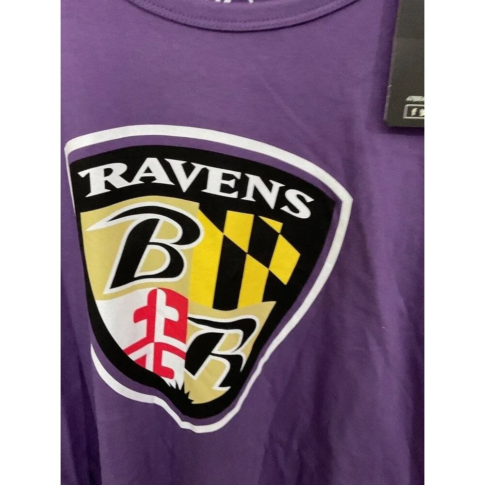 47 Brand Ravens Logo Purple T-Shirt 2XLT